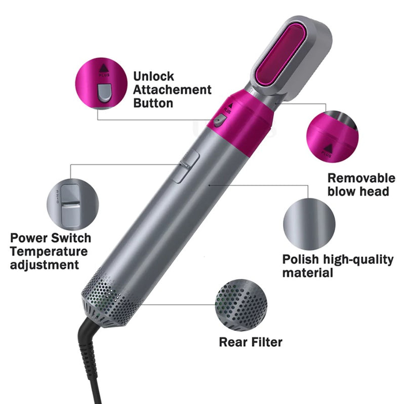 Hairfusion™ | Electric brush 5 in 1